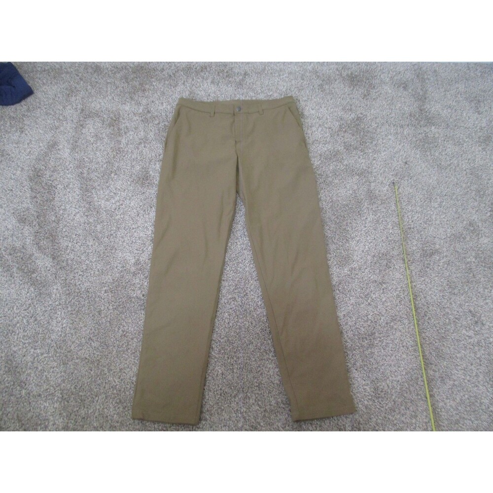 Lululemon comissioner pants Mens 34x34 Brown Stretch Athletic